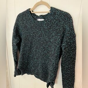 Vince Black and Green Sweater